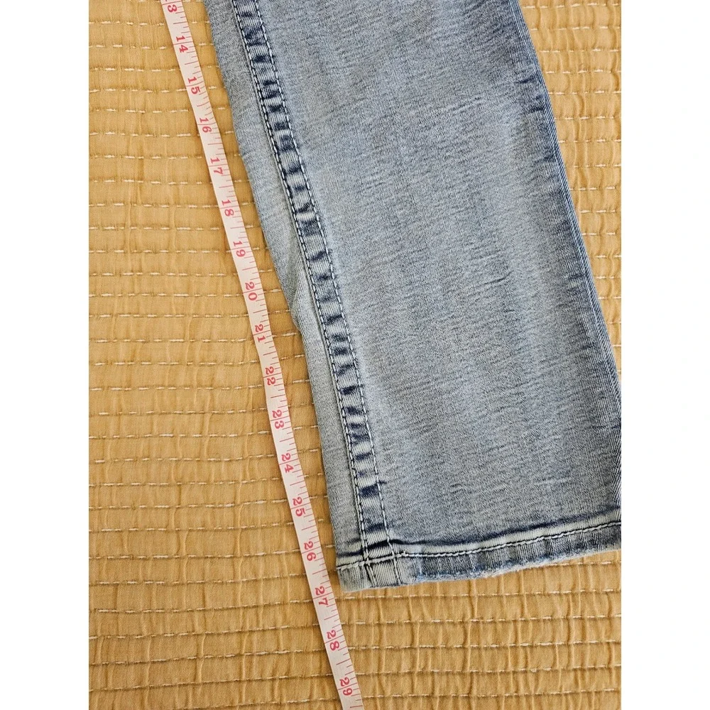 Salvage Supply Co Buckle Boys Mayhem‎ Straight Distressed Jeans Streetwear 16R